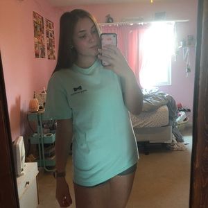 Mint green t shirt